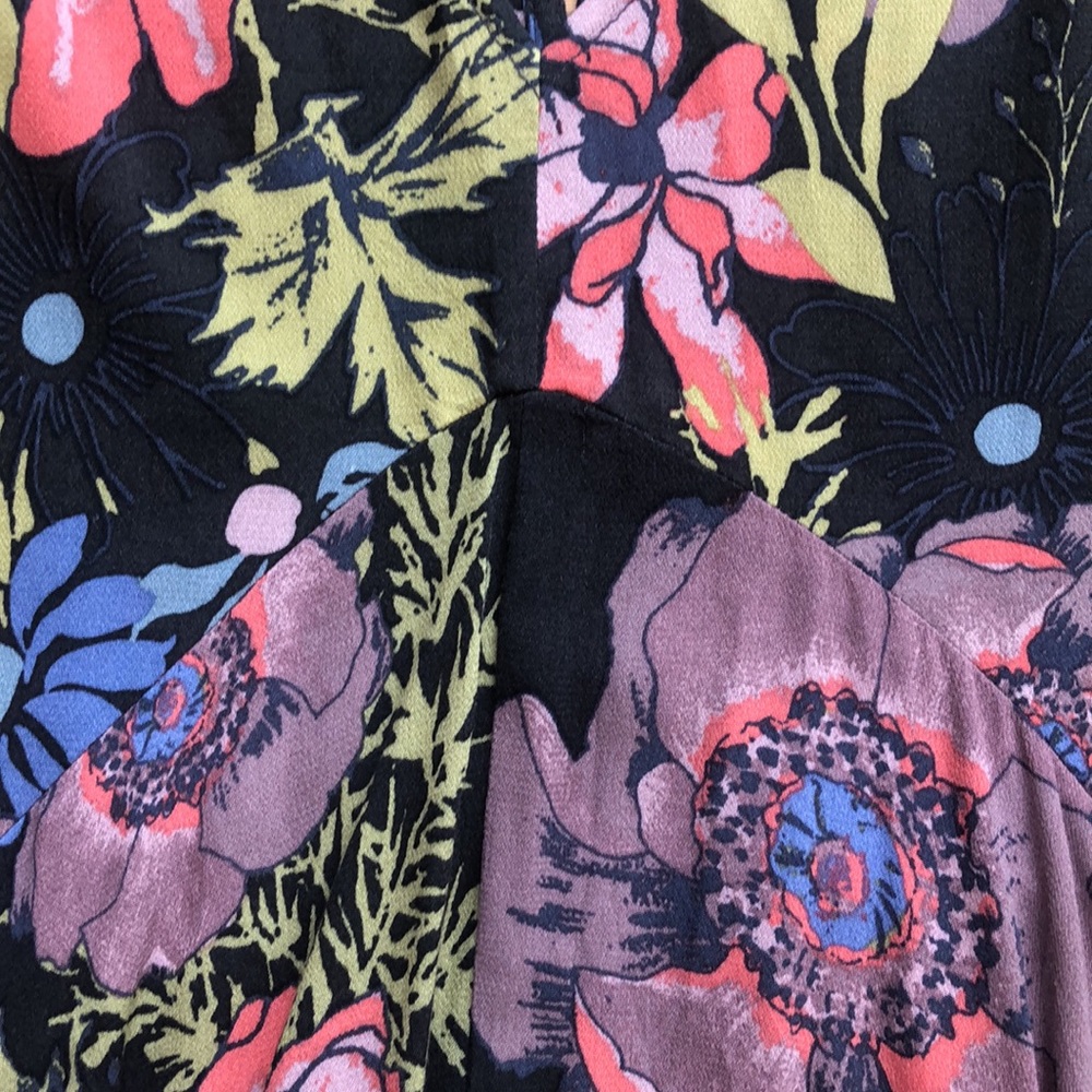 Free People Floral Swing Dress - Picture 2 of 4